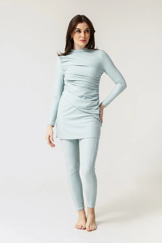 Diana Swim Dress - Aqua