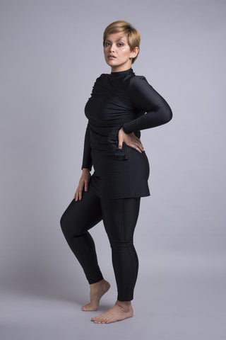 Diana Swim Dress - Black