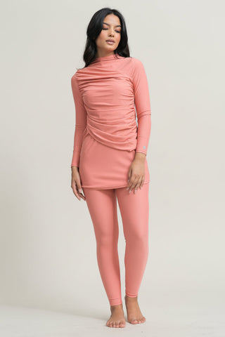 Diana Swim Dress - Coral