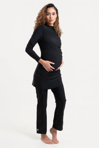 Diana Maternity Swim Dress - Black