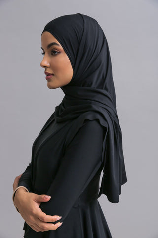 Slip on Scarf - Black