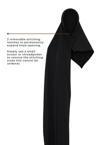 Slip on Scarf - Black