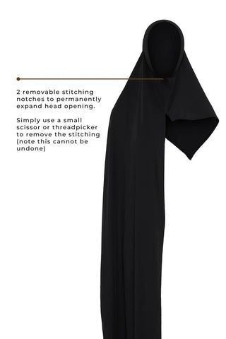 Slip on Scarf - Black