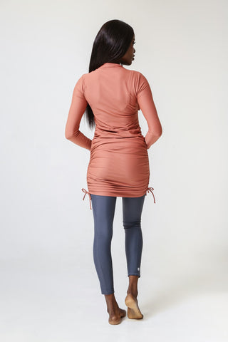 Isla Swim Dress - Clay