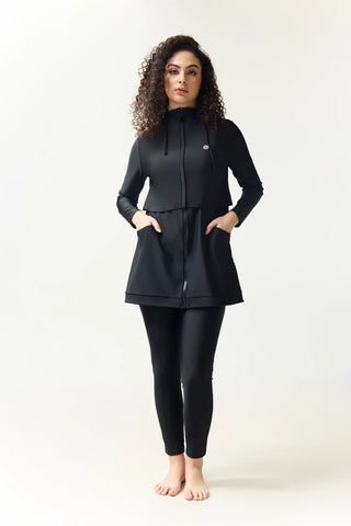 Kaya Swim Dress - Black