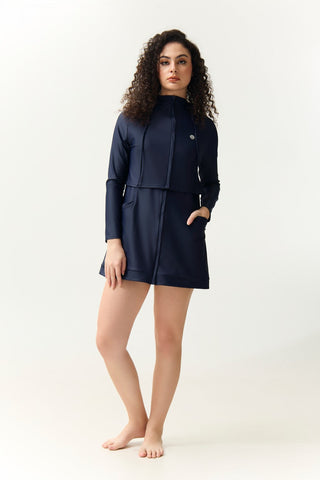 Kaya Swim Dress - Midnight