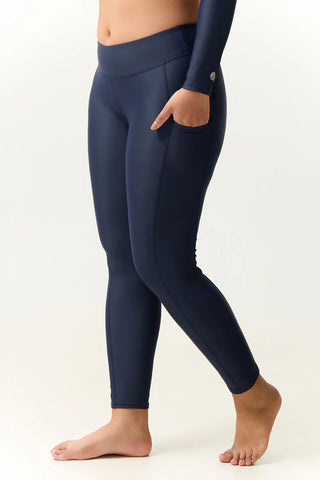 Swimming Leggings with Pockets - Midnight