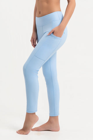 Swim Pocket Tights - Sky