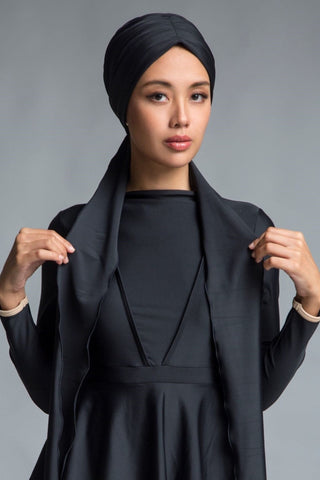 Self-tie Turban - Black