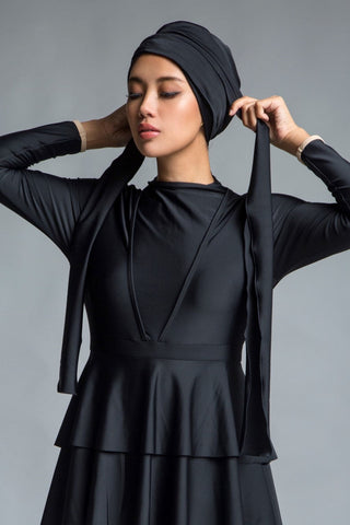 Self-tie Turban - Black