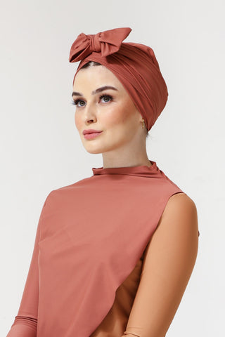 Self-tie Turban - Clay