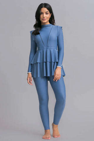 Serena Swim Dress - Azure