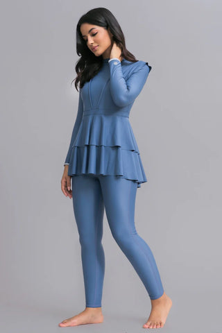 Serena Swim Dress - Azure