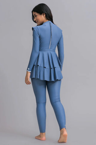 Serena Swim Dress - Azure