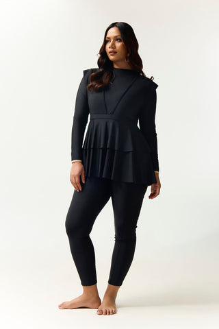 Serena Swim Dress - Black