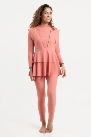 Serena Swim Dress - Coral
