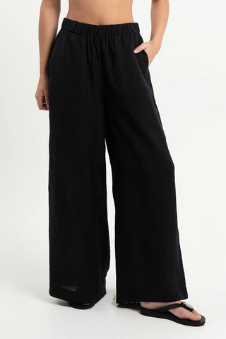 Yara Wide-Leg Pants – Black
