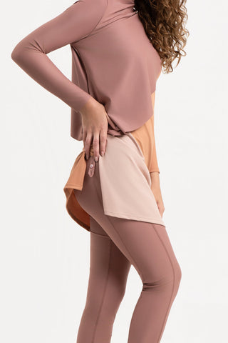 Cape Swim Dress - Earth