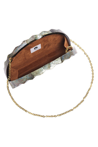 Lustre Clutch Bag - Black