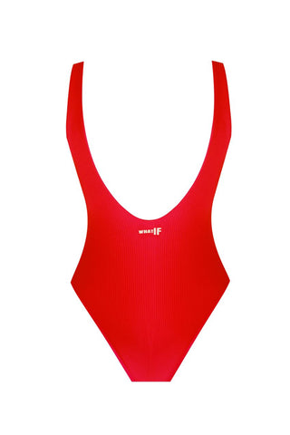 Elsa Textured Lined Swimsuit