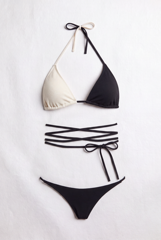 April Tie Bikini Set
