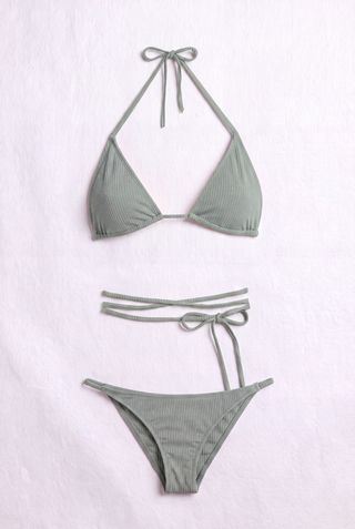 April Tie Bikini Set