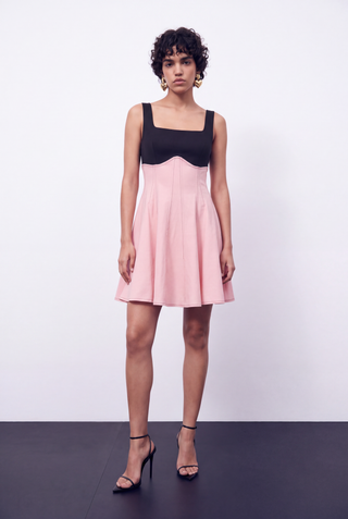Serein Pink Short Dress