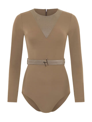 Maraya Beige Swimming Top
