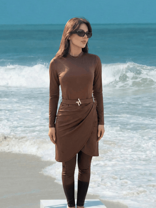 Luna Swim Full Set – Mocha Brown