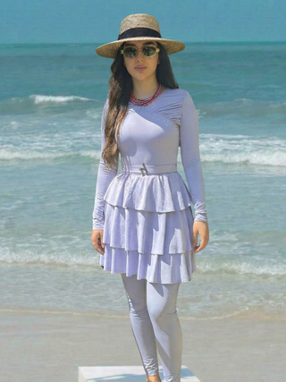 Muse Swim Dress – Lilac