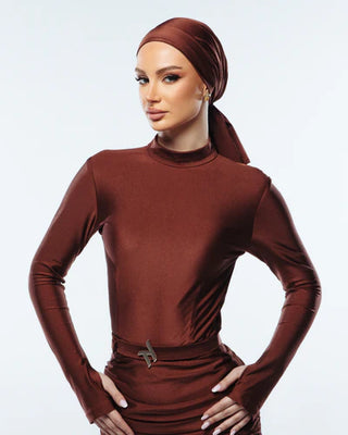 Moon Swimsuit Set - Metallic Brown