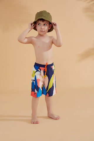 Woven Navy Boys Shorts B2360