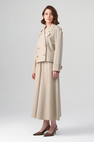 Sare Mini Trench Set – Beige
