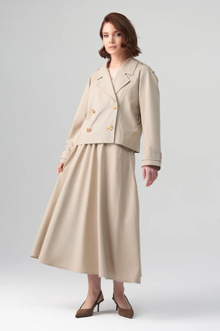 Sare Mini Trench Set – Beige