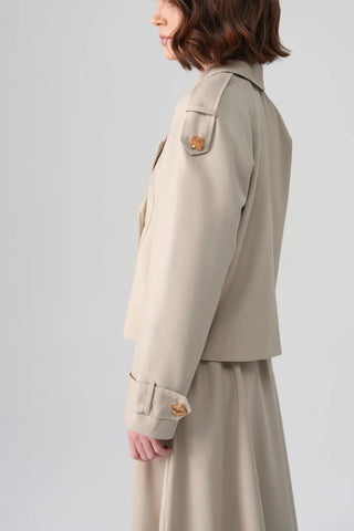 Sare Mini Trench Set – Beige