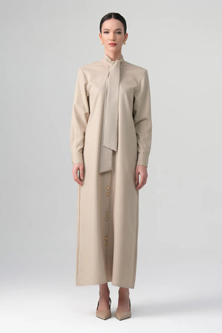 Mina Shirt Dress – Beige