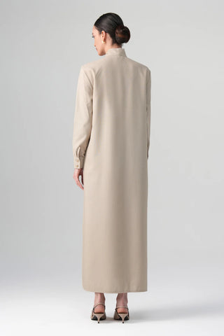 Mina Shirt Dress – Beige