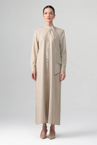 Mina Shirt Dress – Beige