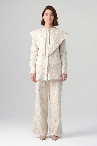 Elowen Textured Set – Ecru