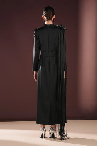 Thalina Minimal Dress – Black
