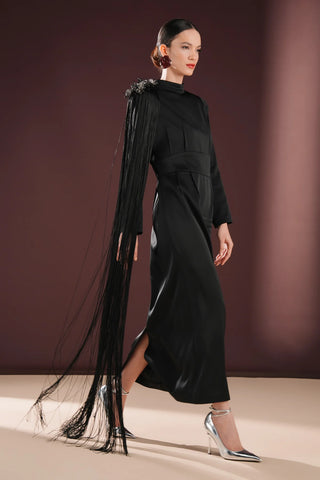 Thalina Minimal Dress – Black