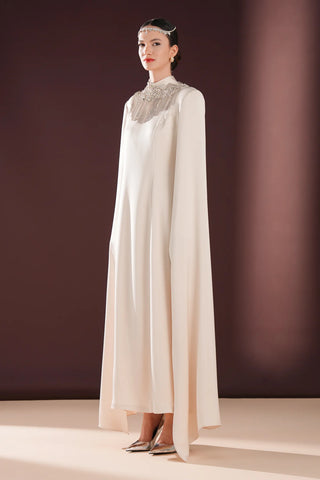 Aurevia Flowing Maxi Dress – Ecru