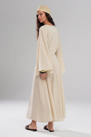 Dessert Sun Dress - Beige