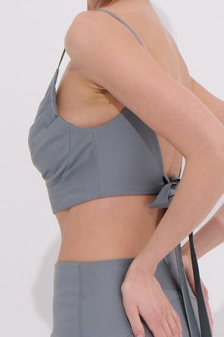 Broadway Draped Bustier Premium - Wool Blend