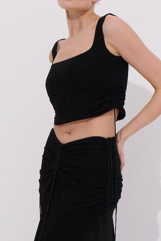 Joli Ruched Corset Blouse