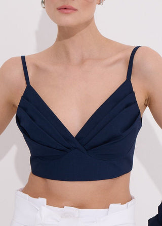Mari Draped Bustier - 100% Cotton