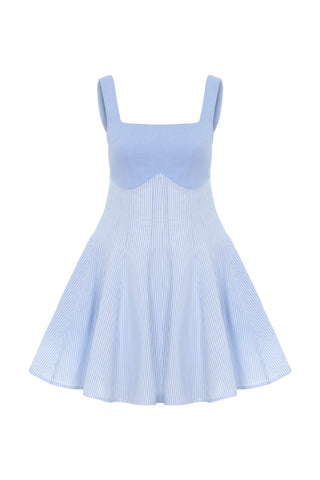 Lumina Vesta Short Dress 100% Cotton