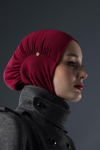 Shell Bonnet – Bordeaux