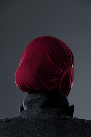 Shell Bonnet – Bordeaux