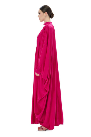 Aden Embellished Kaftan Dress – Fuchsia